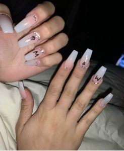 Cute Nails With Boyfriends Initial.