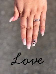 Cute Nails With Boyfriends Initial.