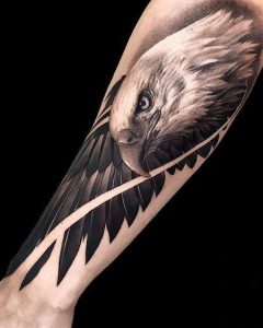 Eagle Forearm Tattoos For Men 2023.