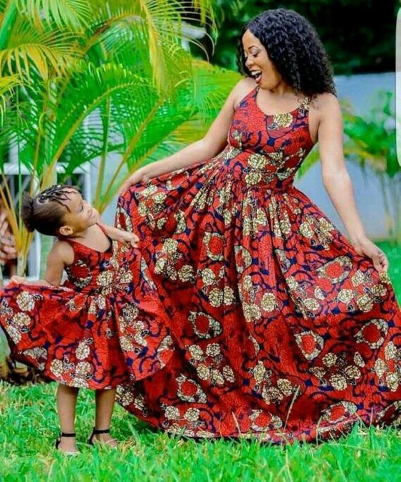 2023 Ankara Style: 14 Best Ankara Style Matching Outfits For Mother And ...