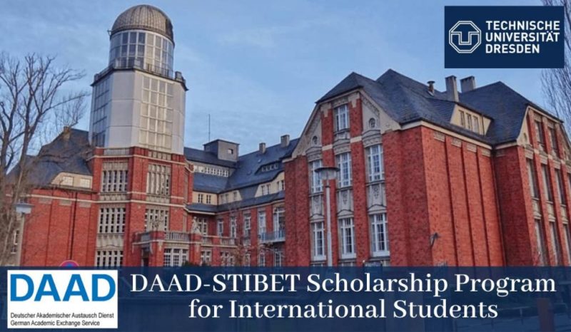 Scholarship DAAD-STIBET at TU Dresden, Germany (2024)