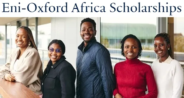 Scholarship Award for Eni-Oxford Africa for MBA Study in the UK (2024)