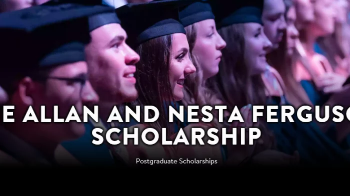Scholarships Allan and Nesta Ferguson 2024 [Completely Funded]