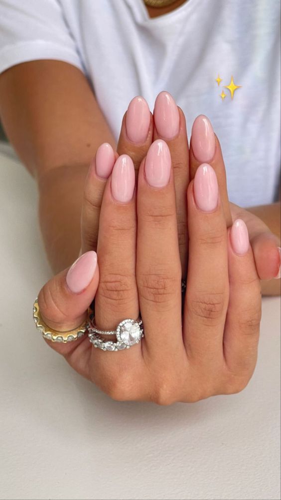 Simple Almond Nails
