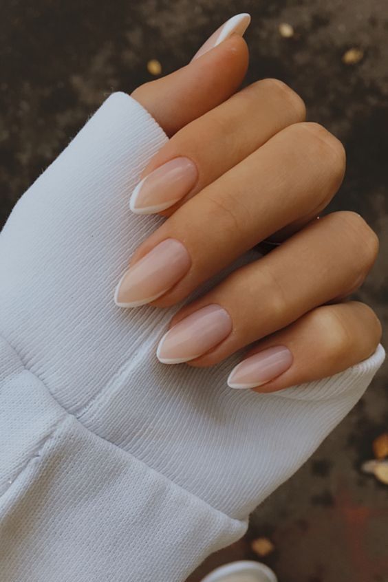 Simple Almond Nails