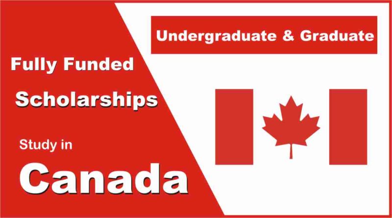 Canada Scholarship for International Students, Fully Funded, 2024