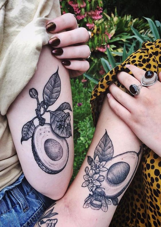 Avocado Tattoo | Avocado Tattoo Ideas