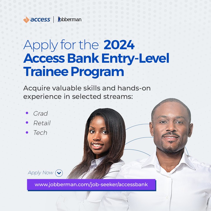 Entry-Level Trainee Program at Access Bank, 2024