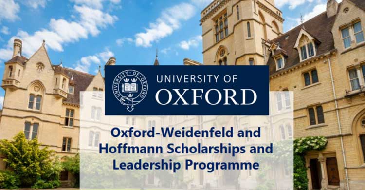 Scholarship and Leadership Program: Oxford-Weidenfeld and Hoffmann