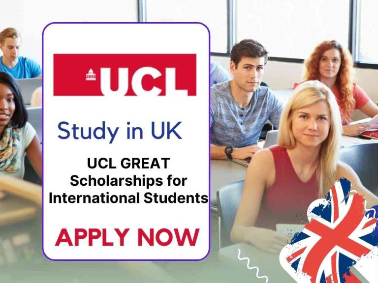 Scholarships UCL-GREAT 2024 for UK Postgraduate Programs
