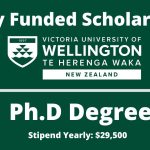International Students' Doctoral Scholarship at Victoria University Wellington 2024