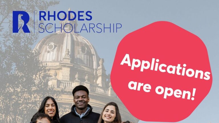 Rhodes Awards for UK Studying in 2024