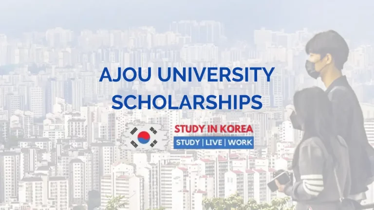 Scholarship for Admission Fees at Ajou